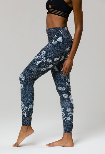 Image Title Onzie High Rise Legging - Kyoto Noir